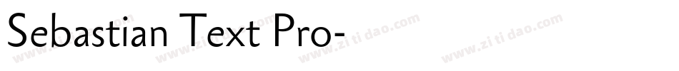 Sebastian Text Pro字体转换